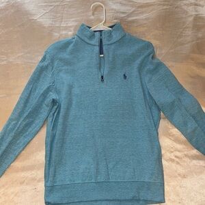 Ralph Lauren Blue Zip Up Sweater